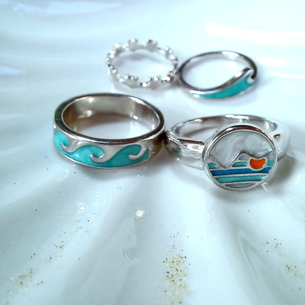 Conjunto Anel Conexão Azul - Imagem 4