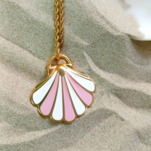 Choker Concha Magica Rosa
